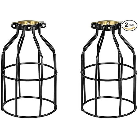 IPOWER 2 Pack Metal Bulb Guard Cage, 2PK HILAMPCAGEX2